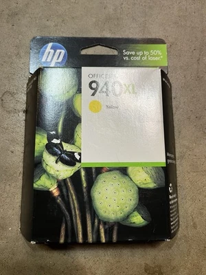 Cartucho de tinta amarillo HP 940XL NUEVO/SELLADO C4909AN genuino original OEM Foto 1 de 3