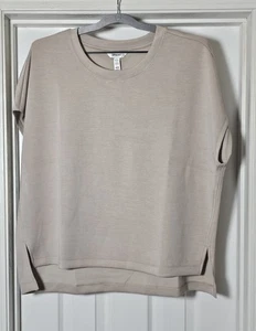Camiseta manga gorra Spanx Air Essentials para mujer talla 1X Ashwood beige - Imagen 1 de 8