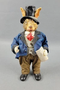 Vintage Mixed Media 1988 Folkraft Possible Dreams Collection Rabbit 12" Tall - Picture 1 of 9