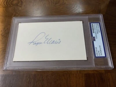 Roger Maris Auto Signed 3x5 Signed Index Card *PSA SLABBED* Yankees! - Image 1 of 2