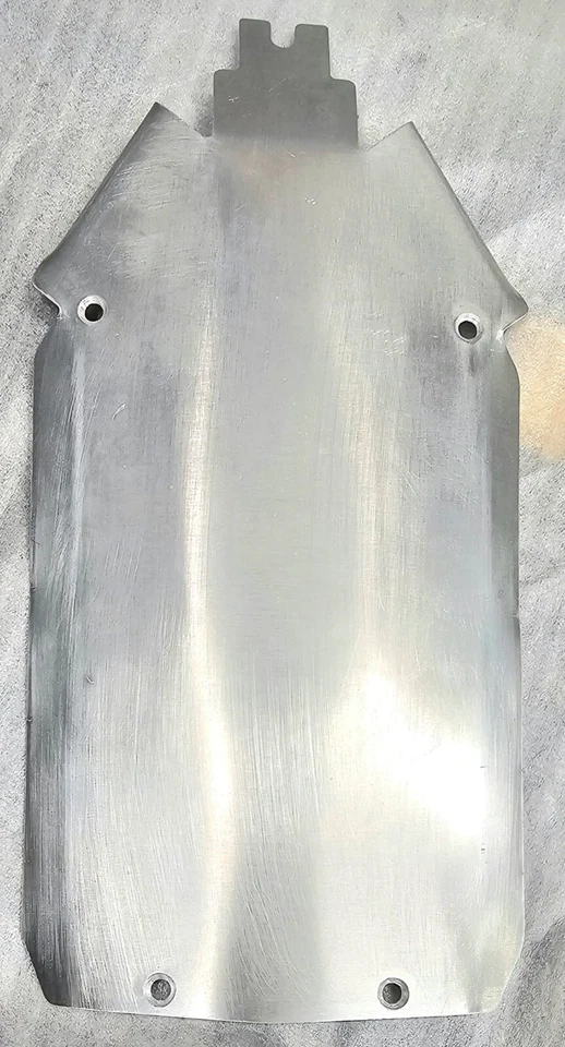 Traxxas Ford Fiesta St Rally Alloy Center Skid Plate Gun Metal by KingKong TRX