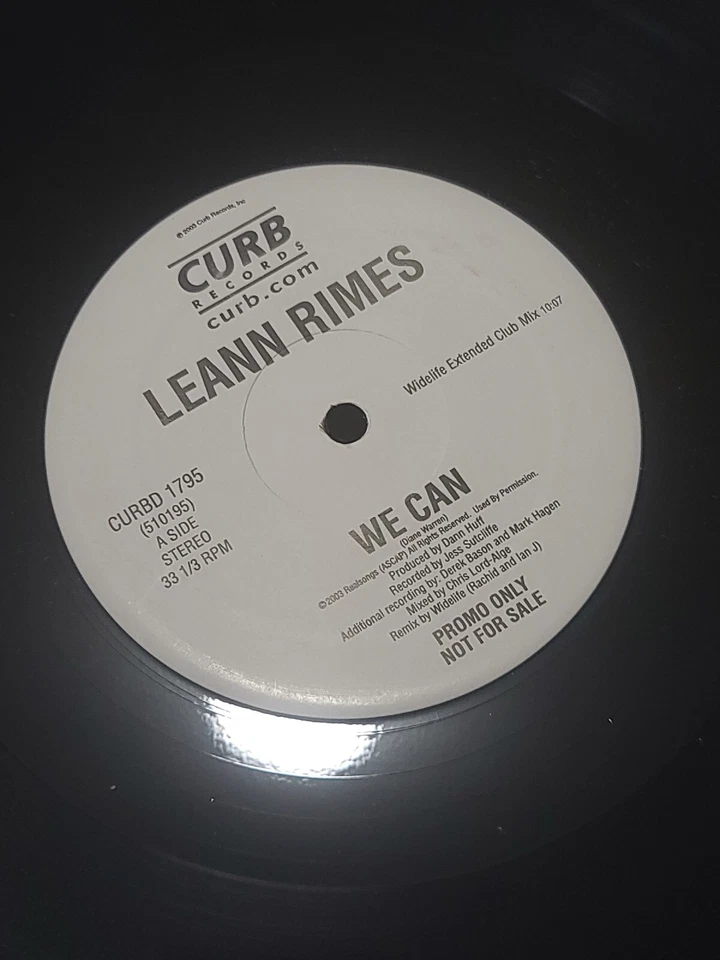 Leann Rimes We Can Curb 2003 promo 12 inch VG+ todd terry wildlife HOUSE electro Foto 1 de 4