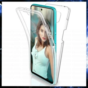 COVER 360° PER XIAOMI REDMI NOTE 9 PRO MAX CUSTODIA FRONTE RETRO TRASPARENTE TPU - Foto 1 di 12