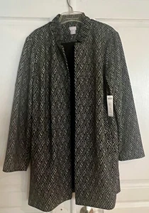 NWT $179 CHICO'S Boyfriend Jacquard Blazer Jacket Top Size 3 US 14 / 16 / XL - Picture 1 of 8