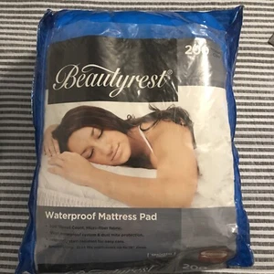 NWT- Beautyrest 200 Thread Count CoolMax Waterproof Mattress Pad - Size FULL - Picture 1 of 6