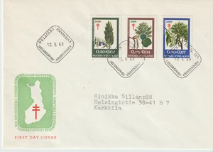 Finland 1969 SC# B185 - B187 - First Day Cover -Trees - Picture 1 of 2