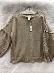 Max Studio Damenpullover naturbeige Größe Small neu mit Etikett - Bild 1 von 14