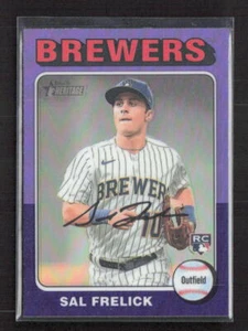 2024 Topps Heritage Hot Box refractor cromado púrpura #451 Sal Frelick radiocontrol - Imagen 1 de 2