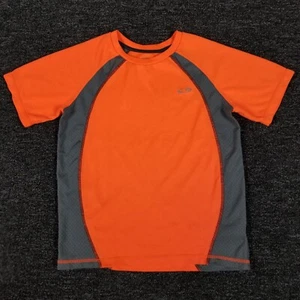 Champion Shirt Boys Medium 8/10 Orange Athletic DuoDry Breathable School Play T - Picture 1 of 10