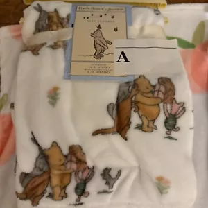 NWT! CLASSIC WINNIE THE POOH Bear Collection FLEECE BABY 30X40" Soft BLANKET - Picture 1 of 15