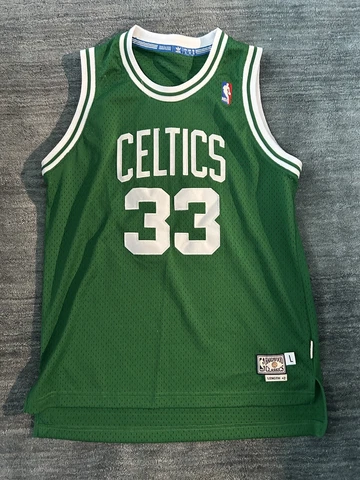 ADIDAS Larry BIRD Jersey Boston Celtics Kids L Length +2 Hardwood Classics green Cover