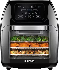 CHEFMAN Multifunctional Digital Air Fryer Rotisserie,Dehydrator,Convection Oven - Picture 1 of 9