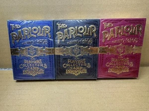THE PARLOUR playing cards set Black Blue Red Limited 705/5500 Gentleman Wake - Picture 1 of 5