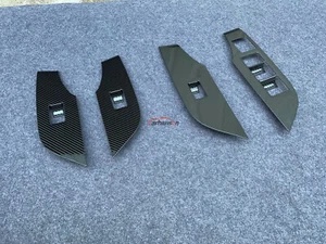 For Toyota Rav4 Accessories Carbon Fiber Window Switch Button Right Hand Driving - Picture 1 of 5