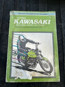Vintage Clymer ALL YEARS KAWASAKI 250-350cc 2 Stroke TWINS Shop Service Manual   - Picture 1 of 3