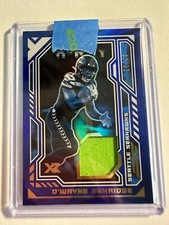 K128,697 - 2021 Panini XR X-Ray Swatches Blue #17 D'Wayne Eskridge #/49