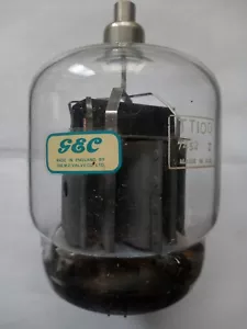 1 x GEC TT100 BRITISH MADE NOS NEW OLD STOCK VINTAGE VALVE TUBE - Picture 1 of 3