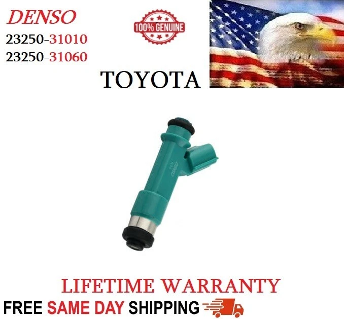 Inyector de combustible Denso único OEM nuevo para Toyota 4Runner 2003-09 4,0 L #23250-31010 Foto 1 de 1