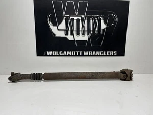 Jeep Wrangler TJ 1997-2002 Front Drive Shaft Driveshaft 4.0 Manual 52098377 CC - Picture 1 of 5