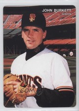 1992 Mother's Cookies San Francisco Giants Stadium Giveaway John Burkett #5