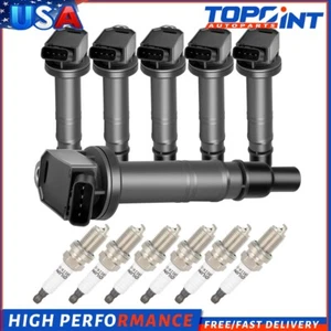 6 Ignition Coil & Spark Plug Kit For 2005-2014 Toyota Tundra 4.0L V6 Tacoma - Picture 1 of 8