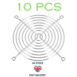 10pcs Cooling Fan Grill Metal Finger Guard 157x157mm for 120mm x 120mm Case Fan - Picture 1 of 3