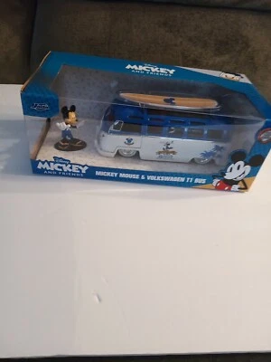 JADA Disney Mickey & Friends - Mickey Mouse & Volkswagen T1 Bus  1:24 Scale - Image 1 of 3