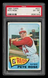 1965 Topps Set-Break #207 Pete Rose PSA 6 EX-MT! CINCINNATI REDS LEGEND! - Bild 1 von 2