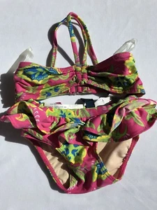 Ralph Lauren Badeanzug 12 Monate Rüschen süß Bikini Blume gebraucht, in einwandfreiem Zustand - Bild 1 von 3