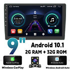Double 2Din 9" Android 10 Car Stereo Radio Gps Navi Touch Screen Wifi Cam 2+32Gb