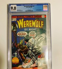 WEREWOLF BY NIGHT #32 CGC 9.0 1ST APPEARANCE MOON KNIGHT MARC SPECTOR MCU 1975