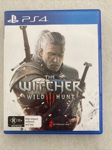 The Witcher 3 Wild Hunt + Manual + Compendium - Sony PlayStation 4 PS4 Game VGC - Picture 1 of 5