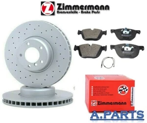 ZIMMERMANN BREMSENSATZ GELOCHT Ø348  WK VORNE BMW X5 E70 F15 F86 X6 E71 F16 F86  - Picture 1 of 1