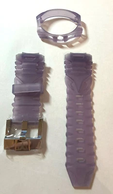 Auténtico TechnoMarinE LILA Cronógrafo Cubierta 45MM Correa Reloj NUEVO Foto 1 de 2