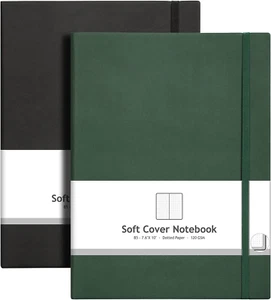 Bullet Dotted Journal 2 Pack - B5 Large Journal Dot Grid Notebook (7.6'' X 10'') - Picture 1 of 12