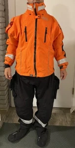 Soul Boss Trockentauchanzug integrierter Mantel/Jacke orange aufblasbar mit Standby-Modus Gr. XLK - Bild 1 von 16