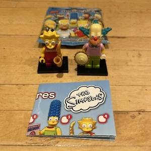 Lego The Simpsons Krusty the Clown Lisa Simpson Minifigure Collectable Series 1 - Picture 1 of 5