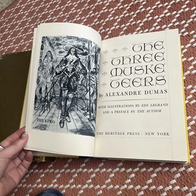Три мушкетера Александра Дюма Heritage Press 1953 иллюстрированные HC - Изображение 1 из 4