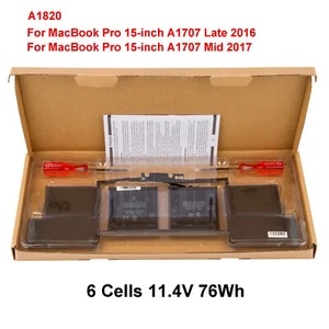 A1820 Battery Genuine for Apple MacBook Pro 15'' A1707 (Late 2016 Mid 2017) AU - Picture 1 of 10