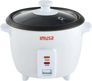 IMUSA USA GAU-00011 Electric Nonstick Rice Cooker 3-Cup (Uncooked) 6-Cup (Cooked - Picture 1 of 12