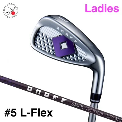 ONOFF Golf #5 Iron Ladies L-Flex SMOOTH KICK LP-425I Graphite Shaft Japan Womens - Image 1 of 4