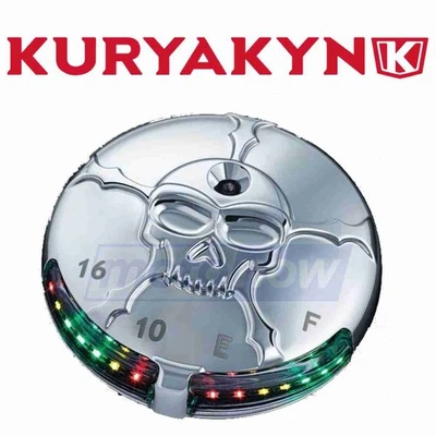 Kuryakyn 7357 Zombie LED Fuel and Battery Gauge for Body Gas Tanks & yj - Image 1 of 4