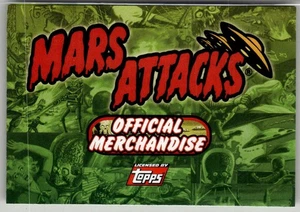 Mars Attacks Official Merchandise Insert Booklet - Picture 1 of 4