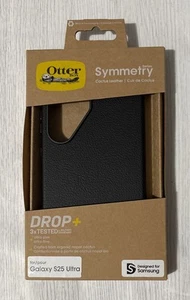 OtterBox Symmetry Series Cactus Leather Case For Samsung Galaxy S25 Ultra, Black - Picture 1 of 1