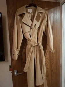 H&M Trench Coat Womens Beige Size UK 14/16 - Picture 1 of 1