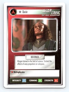 Star Trek CCG TCG Torin ScienceKlingon Card White Border STNG TNG Gaming - Bild 1 von 2