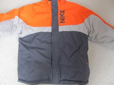Casaco de inverno Nike masculino preto, laranja e cinza tamanho M (10/12) - Imagem 1 de 4