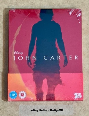 DISNEY'S JOHN CARTER - UK EXCLUSIVE 3D + 2D BLU RAY STEELBOOK - NEW & SEALED - Image 1 of 4