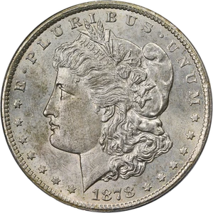 1878-CC Morgan Silver Dollar ANACS MS61 Decent Eye Appeal Strong Strike - Picture 1 of 4