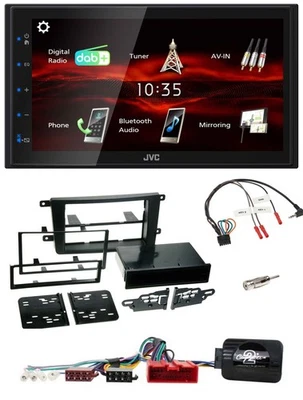 JVC USB Bluetooth Lenkrad DAB 2DIN Autoradio für Mazda CX-9 TB1 2007-2016 - Bild 1 von 4